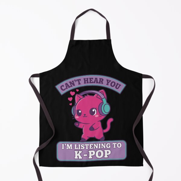 Item preview, CANT HEAR YOU IM LISTENING TO K-Pop MUSIC CUTE CAT designed and sold by LuminOrb.