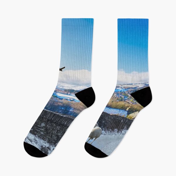 Item preview, Holmfirth in Winter designed and sold by Alisonchambers2.
