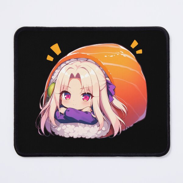 Item preview, Illyasviel Von Einzbern Wrapped In Sushi Fate Stay Night Anime Kawaii Chibi designed and sold by CarlosBender.
