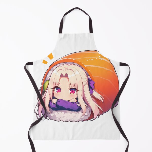 Item preview, Illyasviel Von Einzbern Wrapped In Sushi Fate Stay Night Anime Kawaii Chibi designed and sold by CarlosBender.