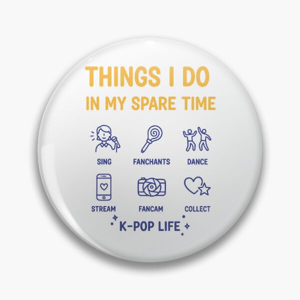 Item preview, Things I Do In My Spare Time K-Pop Life designed and sold by LuminOrb.