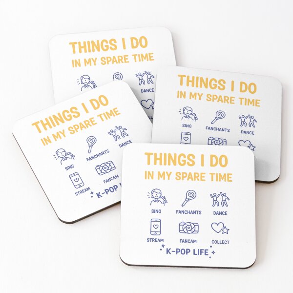 Item preview, Things I Do In My Spare Time K-Pop Life designed and sold by LuminOrb.