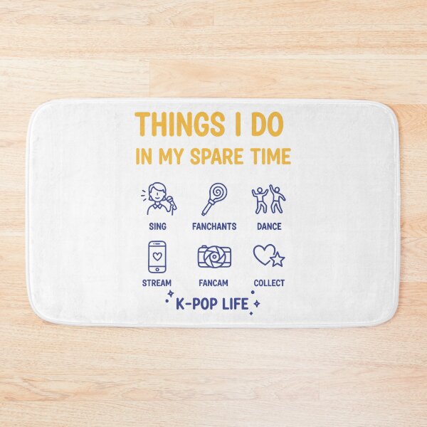 Item preview, Things I Do In My Spare Time K-Pop Life designed and sold by LuminOrb.