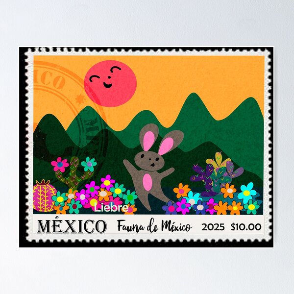 Item preview, Mexican hare designed and sold by PaulinaGuerrero.
