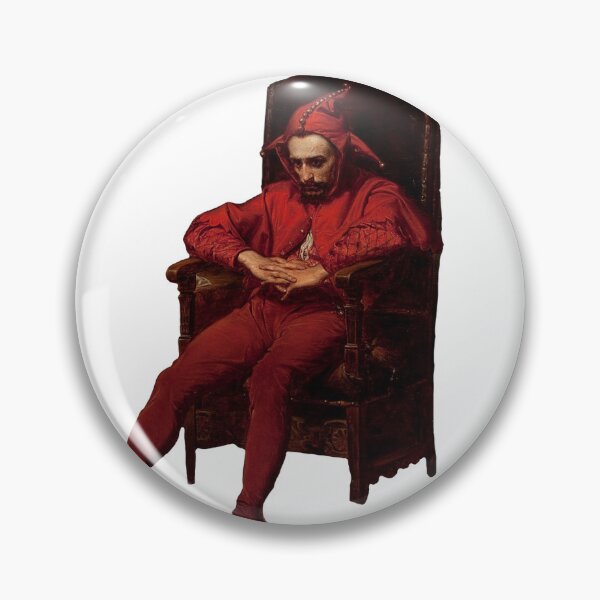 Item preview, stanczyk jester painting designed and sold by angelicized.