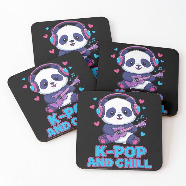 Item preview, K-Pop AND CHILL Kpop Korean Cute Panda Music designed and sold by LuminOrb.