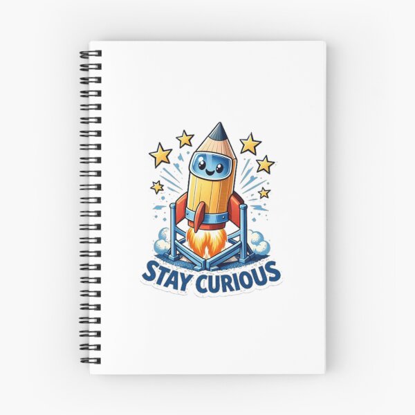 Item preview, Stay Curious Pencil Rocket designed and sold by the-dovlat.
