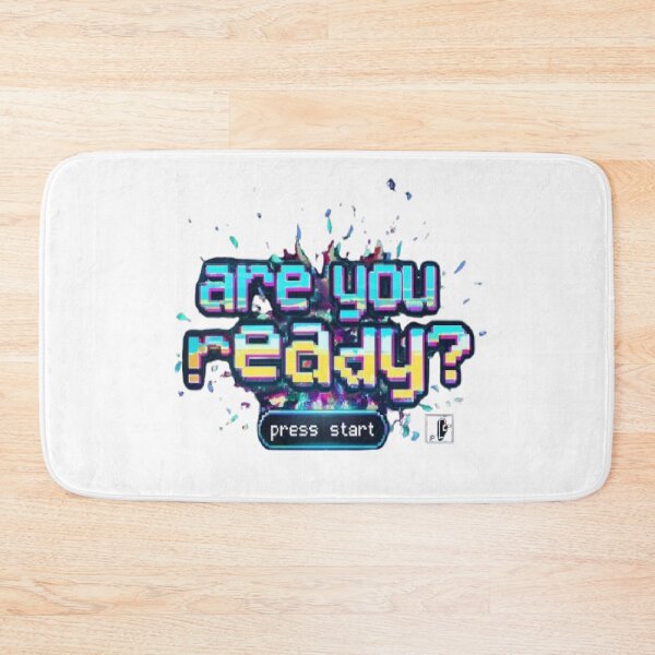 Item preview, ARE YOU READY? Retro Gamer Hype Start Screen designed and sold by RetroRascalStudio.