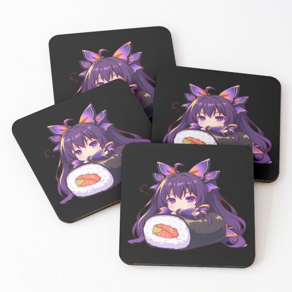 Item preview, Tohka Yatogami Cuddling Sushi Roll Date A Live Anime Kawaii Chibi designed and sold by CarlosBender.
