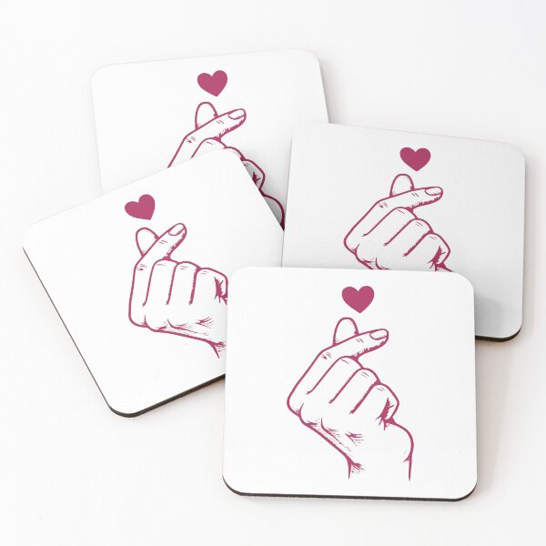 Item preview, Kpop Korean Finger Heart Love Cute Korean Music designed and sold by LuminOrb.