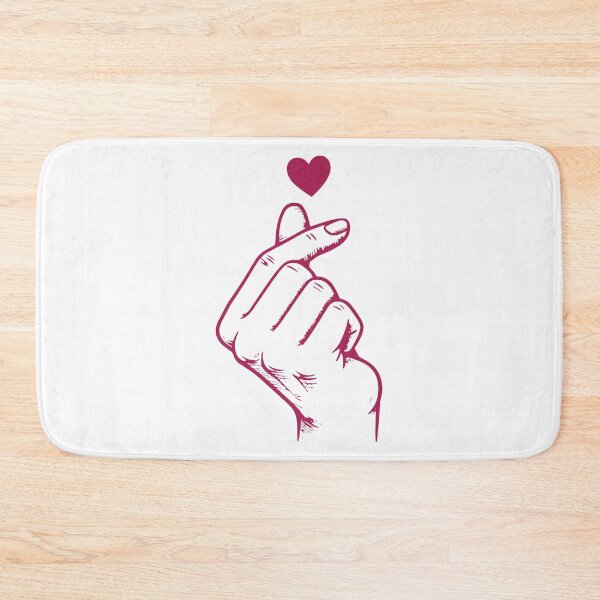 Item preview, Kpop Korean Finger Heart Love Cute Korean Music designed and sold by LuminOrb.