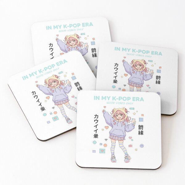 Item preview, In My K-Pop Era Good Vibes Only Cute Korean Pop designed and sold by LuminOrb.