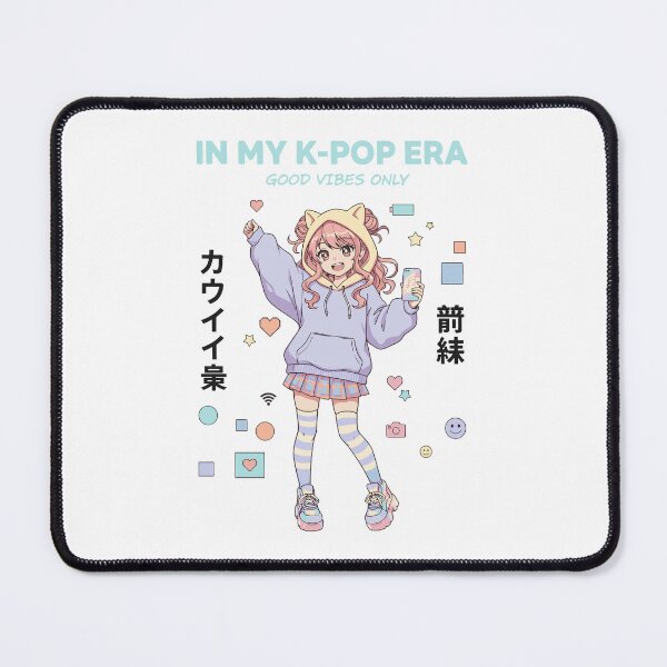 Item preview, In My K-Pop Era Good Vibes Only Cute Korean Pop designed and sold by LuminOrb.