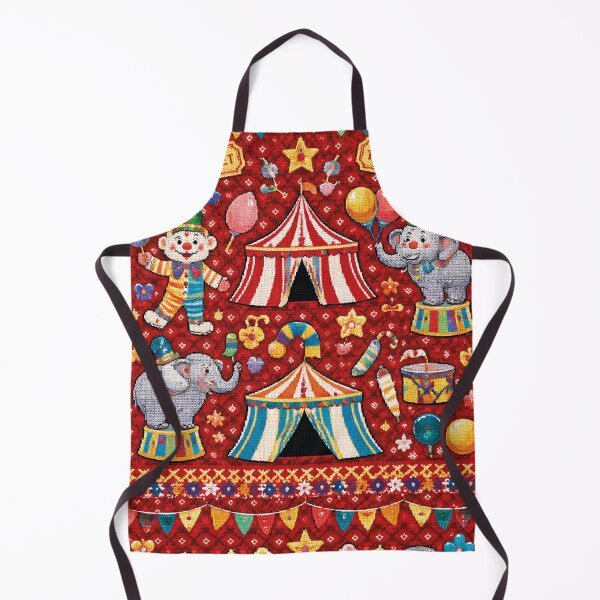 Item preview, Circus Ring Knitting Design – Nostalgic Fairground Art designed and sold by Mauswohn.