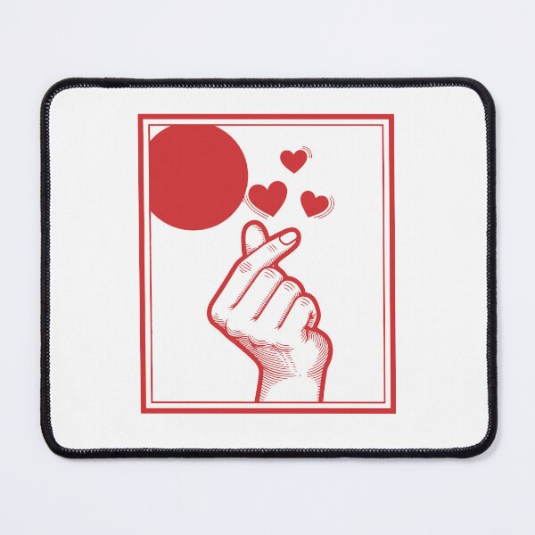 Item preview, Kpop Korean Music Cute Finger Heart Love Korea Pop designed and sold by LuminOrb.