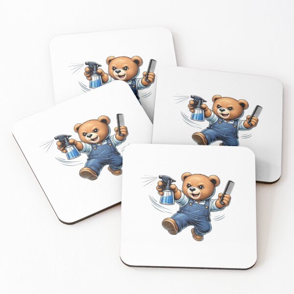 Artikelvorschau, Happy Barber Bear Design entworfen und verkauft von the-dovlat.