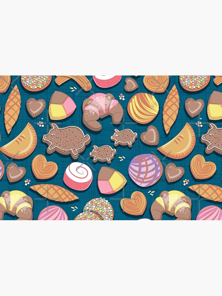 Set Of Cute high quality Pan Dulce Zipper Pouches!