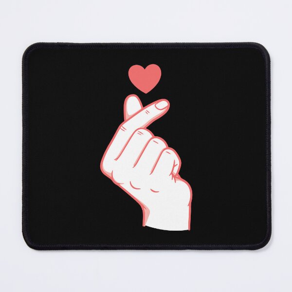Item preview, Kpop Korean Music Cute Finger Heart Love Korea designed and sold by LuminOrb.