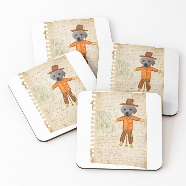 Item preview, Sketchbook Style Dog Illustration on Aged Paper designed and sold by HITAHOUSE.