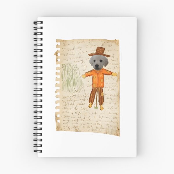 Item preview, Sketchbook Style Dog Illustration on Aged Paper designed and sold by HITAHOUSE.