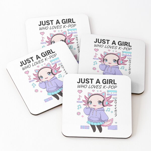 Item preview, Just A Girl Who Loves K-Pop Korean Music Anime designed and sold by LuminOrb.