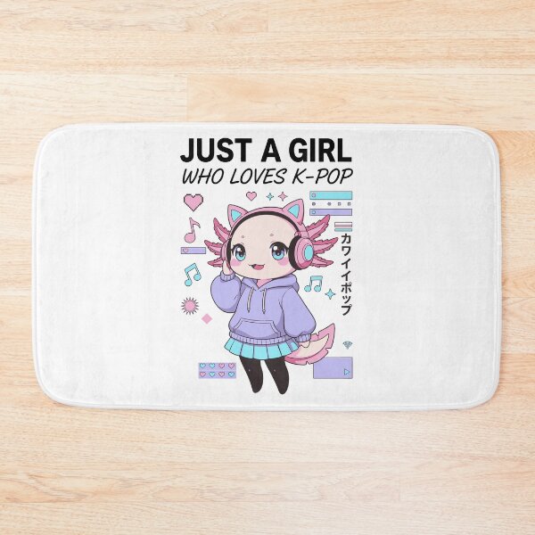 Item preview, Just A Girl Who Loves K-Pop Korean Music Anime designed and sold by LuminOrb.