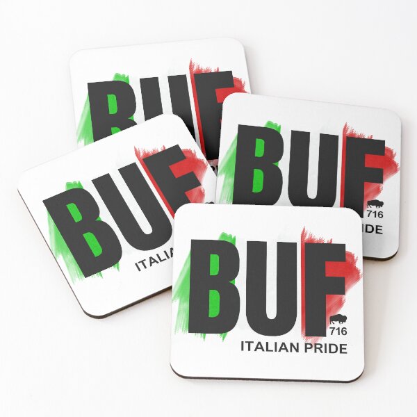 Item preview, BUF 716 Italian Pride – Buffalo Area Code Italian Flag designed and sold by CindyRandomVibes.