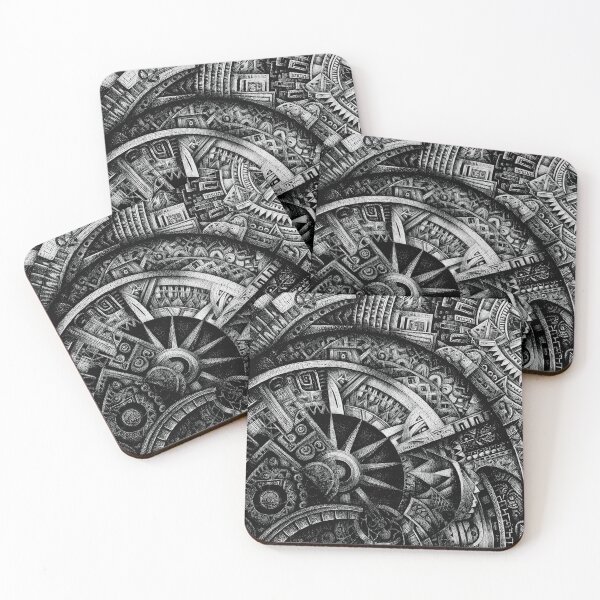 Item preview, Pointillism Iconography Abstraction (No.04) designed and sold by Form Finding Design.