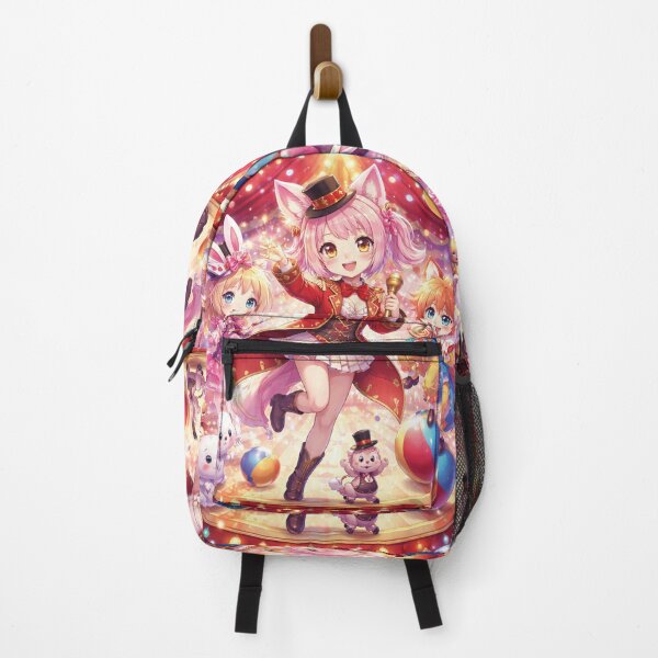 Item preview, Circus Magic Anime Catgirl – Colorful Fantasy Art designed and sold by Mauswohn.