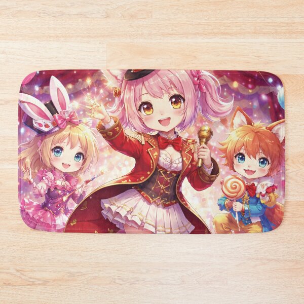 Item preview, Circus Magic Anime Catgirl – Colorful Fantasy Art designed and sold by Mauswohn.