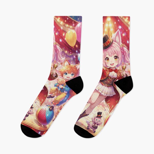 Item preview, Circus Magic Anime Catgirl – Colorful Fantasy Art designed and sold by Mauswohn.