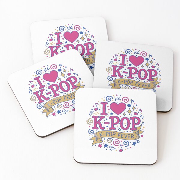 Item preview, I Love K-Pop Fever Korean Music Fans designed and sold by LuminOrb.