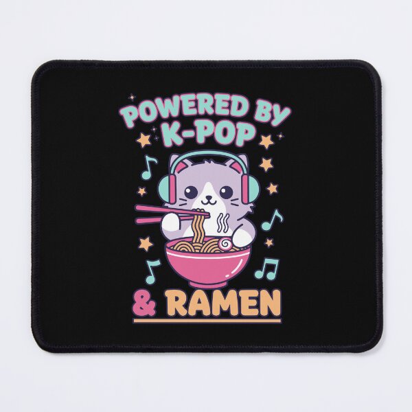 Item preview, Powered By K-Pop And Ramen Cute Kpop Korean Music designed and sold by LuminOrb.