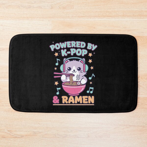 Item preview, Powered By K-Pop And Ramen Cute Kpop Korean Music designed and sold by LuminOrb.