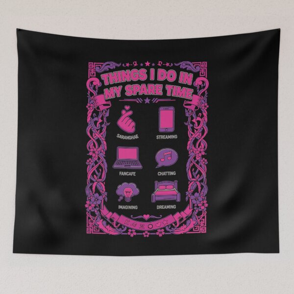 Item preview, Kpop Things I Do In My Spare Time Saranghae Korean designed and sold by LuminOrb.