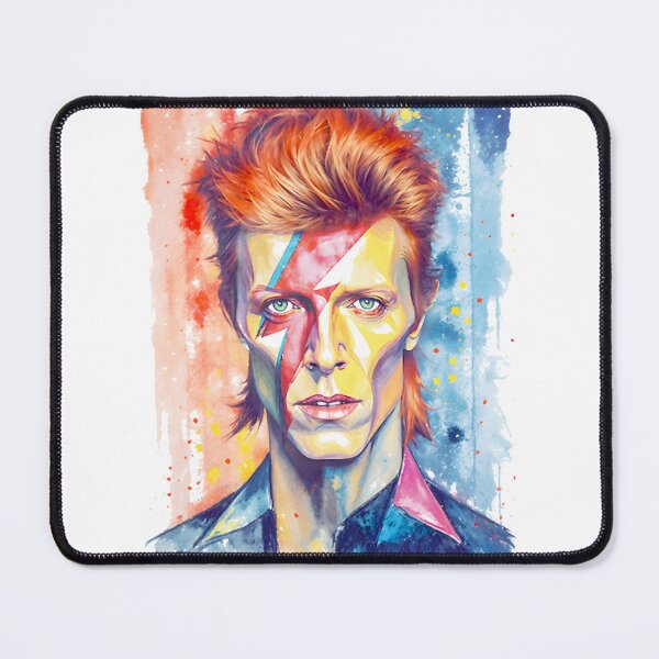 Item preview, Ziggy Stardust Watercolor Portrait designed and sold by Wings2021.