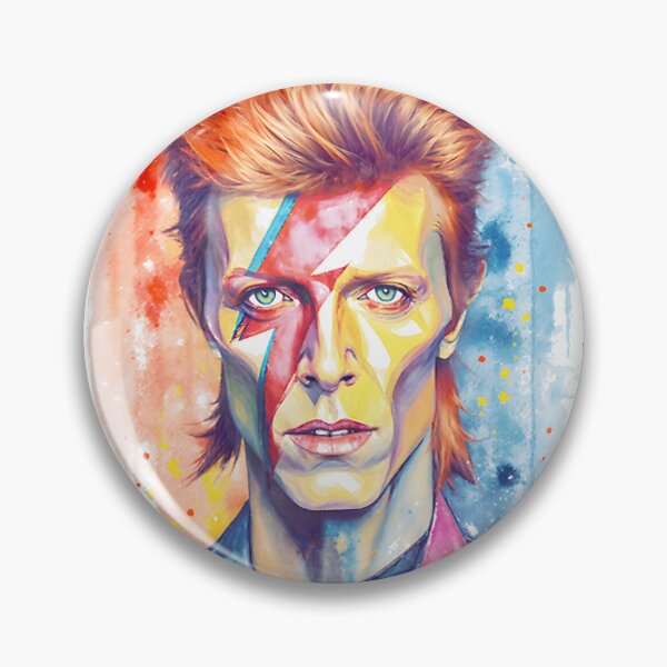Item preview, Ziggy Stardust Watercolor Portrait designed and sold by Wings2021.