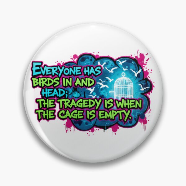 Item preview, Birds in the Head Graffiti Qu designed and sold by ArtLote.
