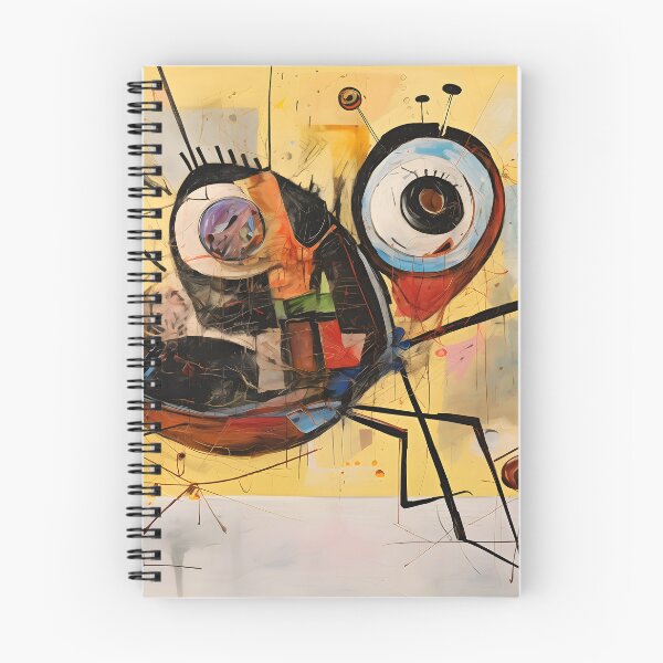 Item preview, Surreal Bug Creature – Playful Abstract Yellow Wall Art designed and sold by Unruly_Brilliance.