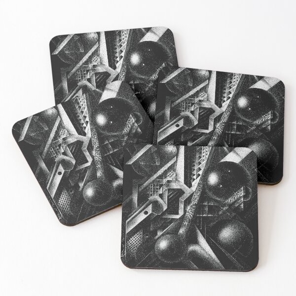 Item preview, Pointillism Iconography Abstraction (No.10) designed and sold by Form Finding Design.