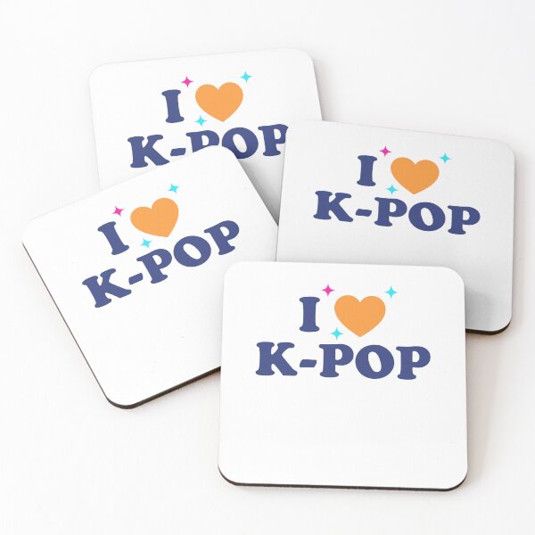 Item preview, I Love K-Pop Cute Korean Music Korea Girl Kpop designed and sold by LuminOrb.