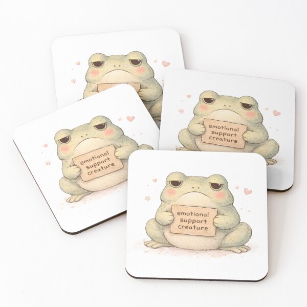 Item preview, Emotional Support Frog designed and sold by StrawberryField11.
