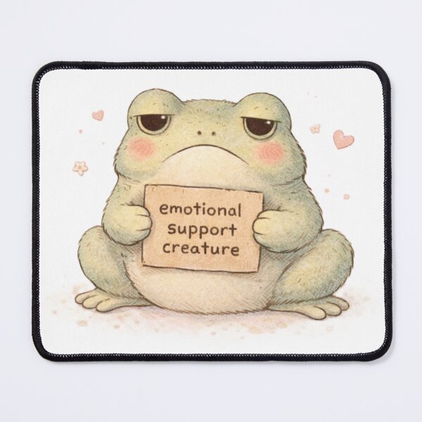 Item preview, Emotional Support Frog designed and sold by StrawberryField11.