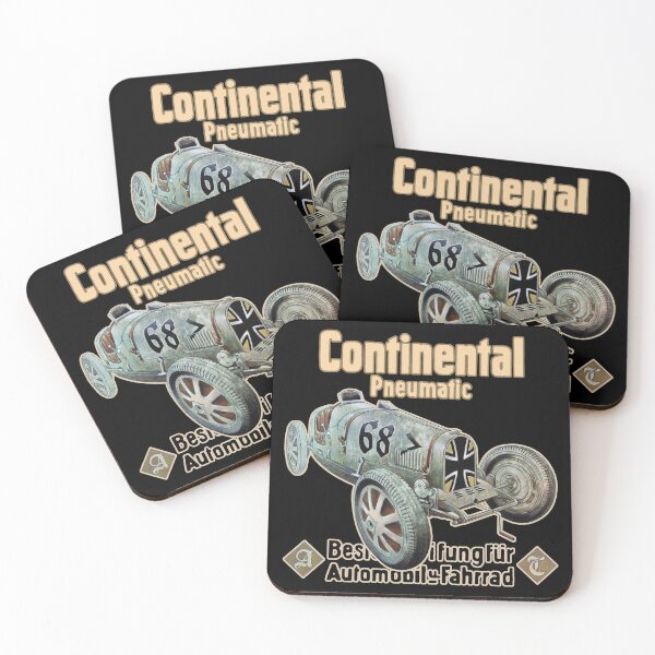 Item preview, Continental Pneumatic – Vintage Tire Advertising Design designed and sold by Matalobos /  Retro Art & Classic Machines.