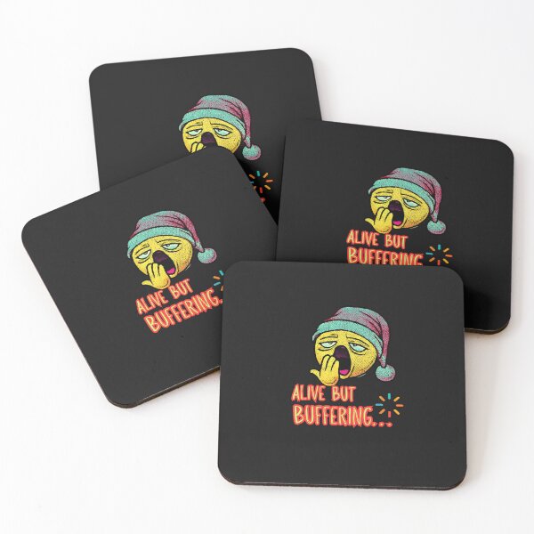Item preview, Alive but Buffering Ghost | Funny Tired Internet Mood Humor designed and sold by AdicretorDesign.
