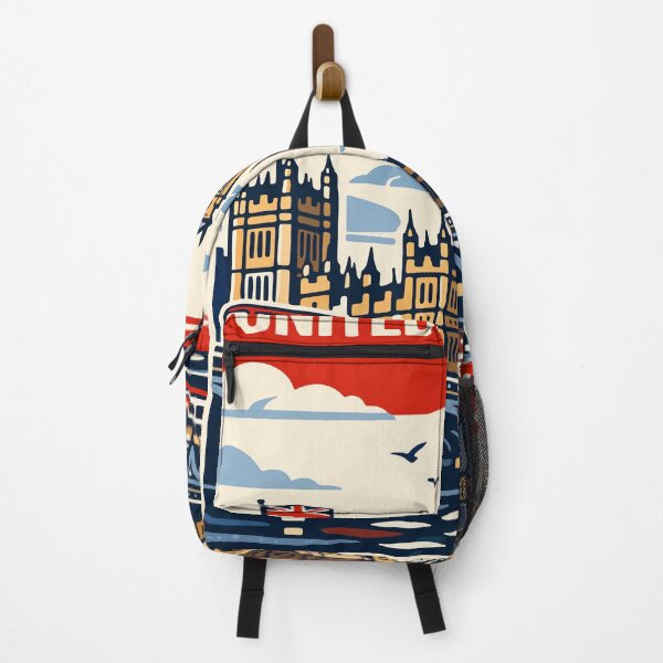 Item preview, Vintage United Kingdom Travel Poster: Big Ben & London Icons designed and sold by arfindo-indra.