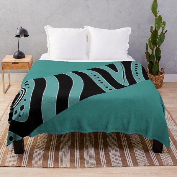 Item preview, Teal Zebra Pattern designed and sold by annenambiro.