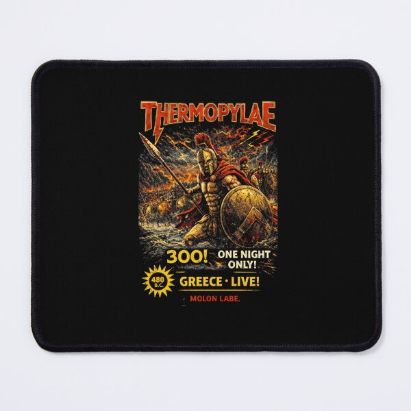 Item preview, Thermopylae – Molon Labe | 300 One Night Only | History Concert T-Shirt designed and sold by RollFuzzy.