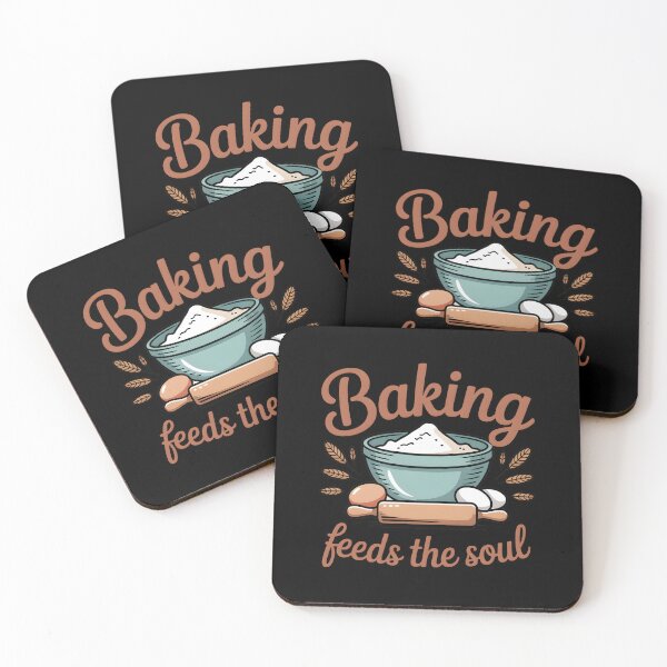 Item preview, Baking Feeds the Soul Shirt – Cute Home Baker T-Shirt, Baking Lover Gift, Kitchen Aesthetic Tee designed and sold by ImaginedSpace7.
