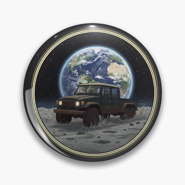 Item preview, Moon Lander 6x6 Exploration Badge designed and sold by xofi.